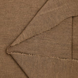 Light brown mottled double-face viscose jersey
