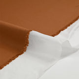 Sergé polycoton orange brûlé