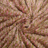 Polaire doudou fantaisie grise rose et verte