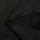 Maille de polyester brillante noire