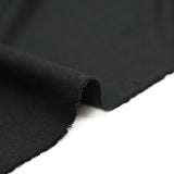 Jersey de coton noir corbeau