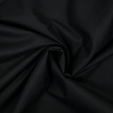 Toile de coton viscose noir corbeau