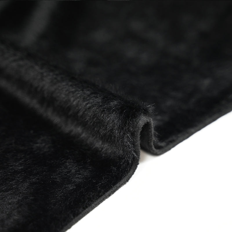 Fausse fourrure Rebecca noir