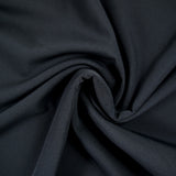 Crêpe de polyester lourd Marco fond noir