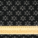 Rebecca lace knit black background