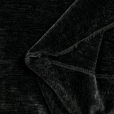 Jersey velours double face chiné noir