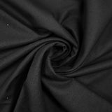 Lino viscosa liso negro
