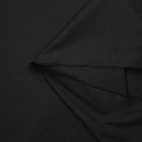 Jersey de coton noir corbeau
