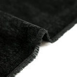 Jersey velours double face chiné noir