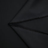 Popeline de coton unie noire