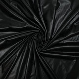 Jersey polyester enduit fin noir