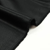 Satin duchesse de polyester noir