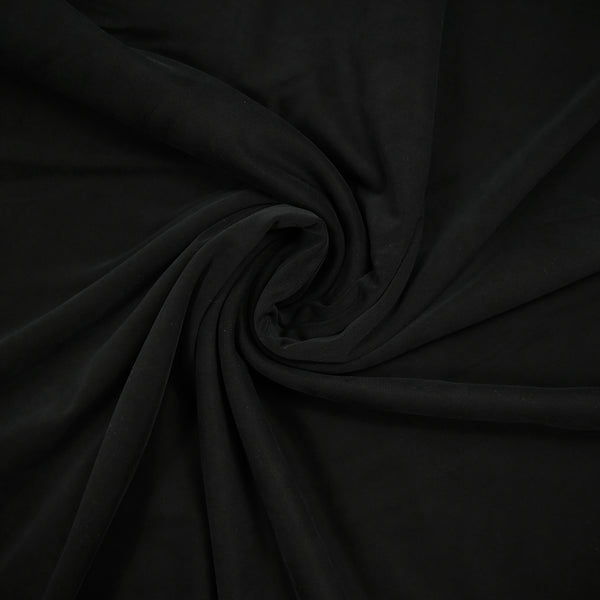 Jersey viscose peau de pêche noir