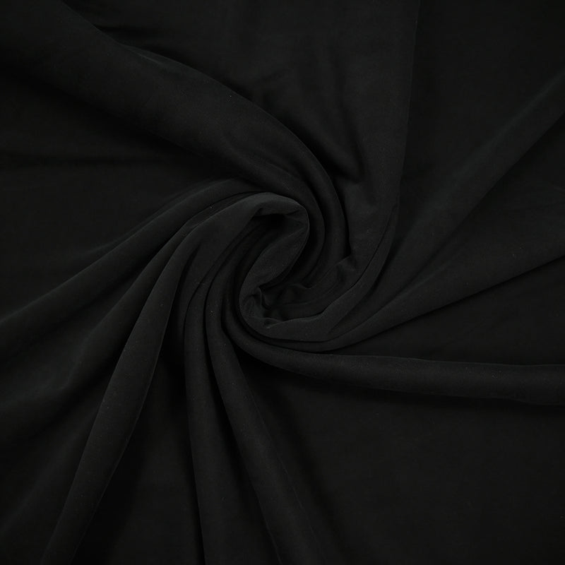 Jersey viscose peau de pêche noir