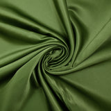 Satin polyester uni Inès vert olive