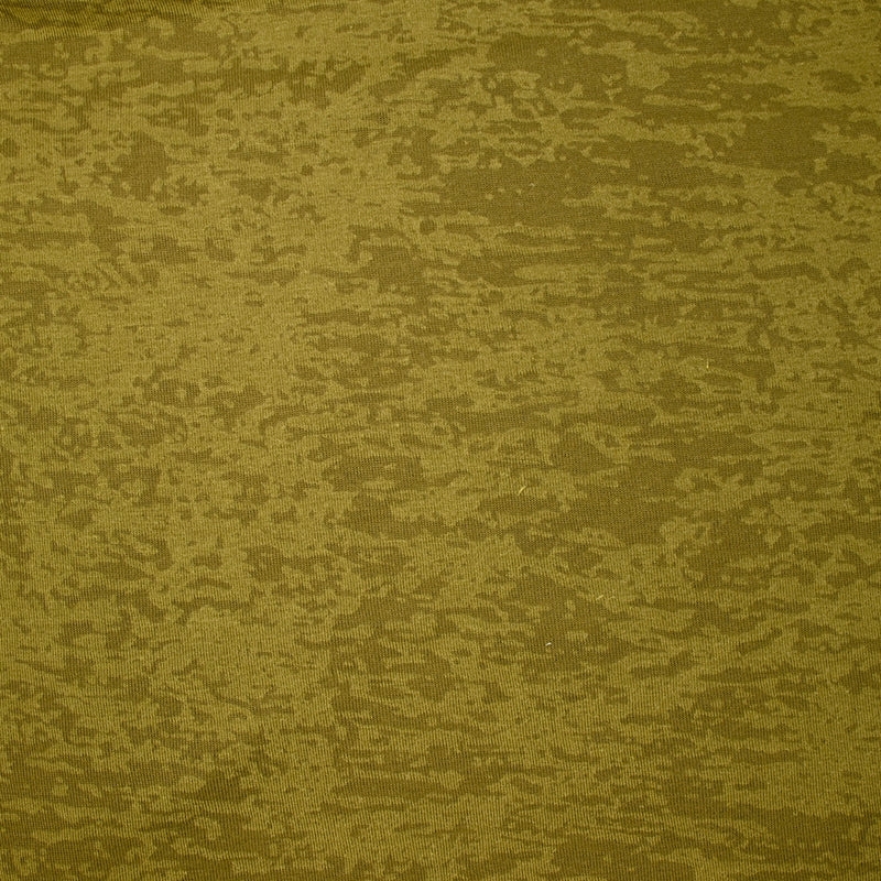 Jersey de polyester dévoré vert olive