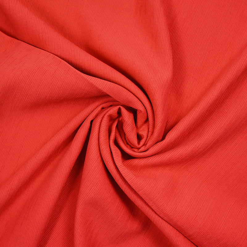 Viscose ottoman corail