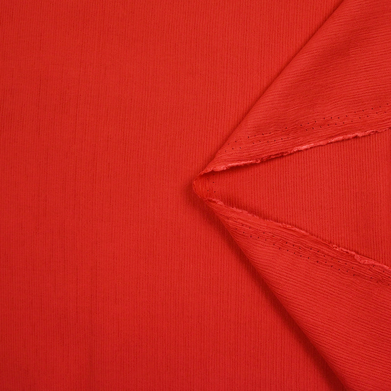 Viscose ottoman corail