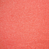 Maille de polyester chinée et mouchetée corail