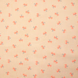 Double gauze printed butterfly on bisque background