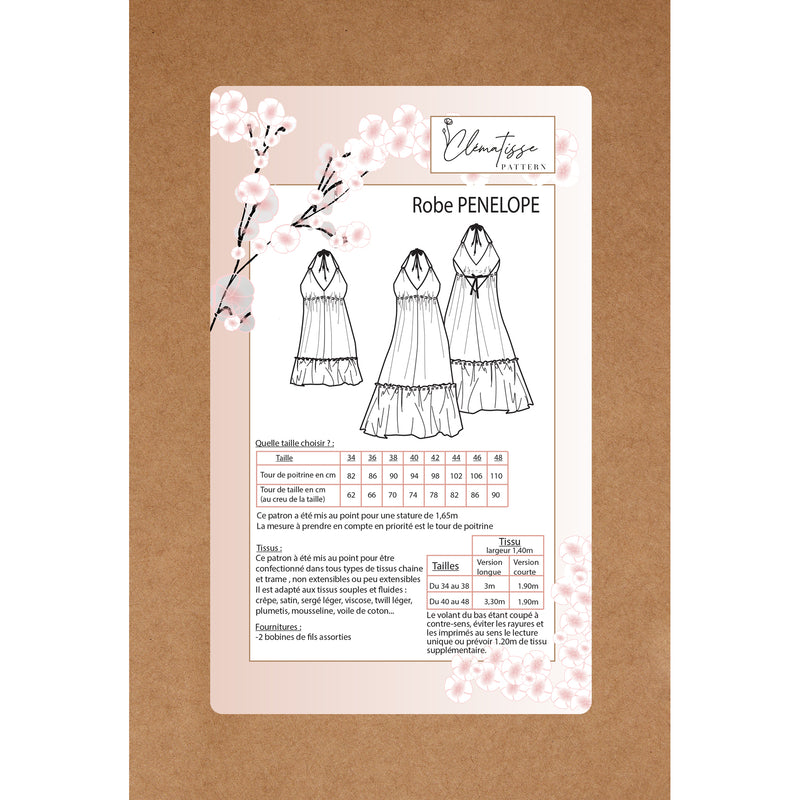 Couture pattern Penelope Dress