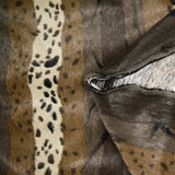 Polaire doudou Biche camaïeu marron