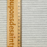 Sergé de coton rayure grise et blanche