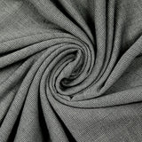 Simple gaze tissée-teinte blanche rayure marine