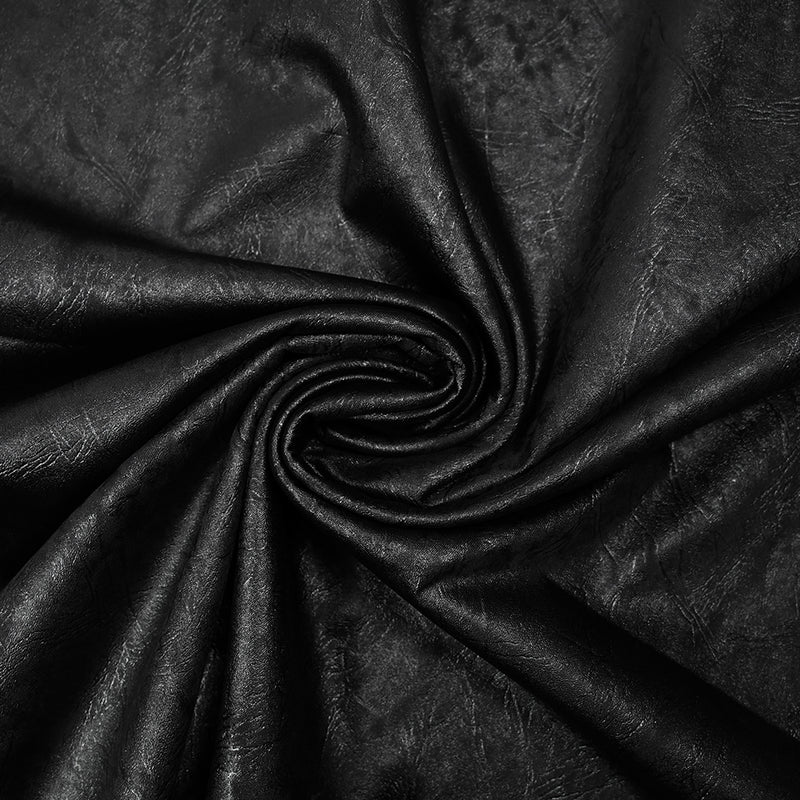 Jersey polyester effet marbré noir