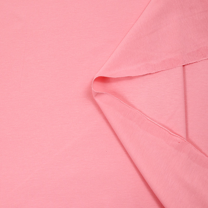 Jersey de coton fin flammé rose incarnadin