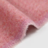 Laine mélangée brossée vieux rose
