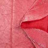 Polyester froissé Romane rouge cramoisi