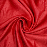Red polyester iridescent crepe