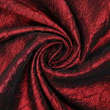 Polyester froissé Lola rouge carmin