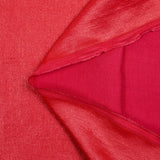 Red polyester iridescent crepe