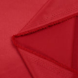 Satin polyester uni Inès coquelicot