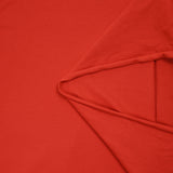 Jersey de coton fin flammé rouge vermeil
