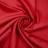 Satin polyester uni Inès coquelicot