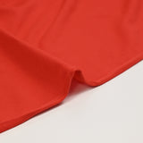 Jersey de coton fin flammé rouge vermeil