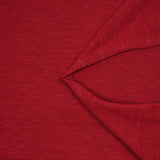 Jersey de coton flammé rouge