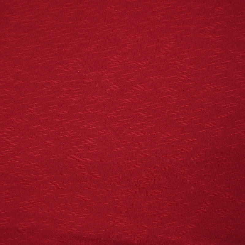 Jersey de coton flammé rouge