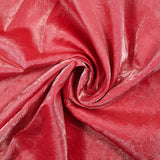 Polyester froissé Romane rouge cramoisi