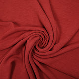Crêpe polyester texturé fond brique
