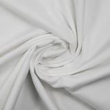 Satin de coton fin blanc