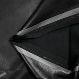 Simili cuir fin envers velours noir