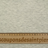 Matelassian jersey polycoton gray chiné light
