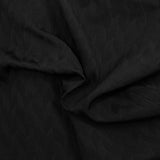 Jacquard polyester fantaisie noir