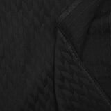 Jacquard polyester fantaisie noir