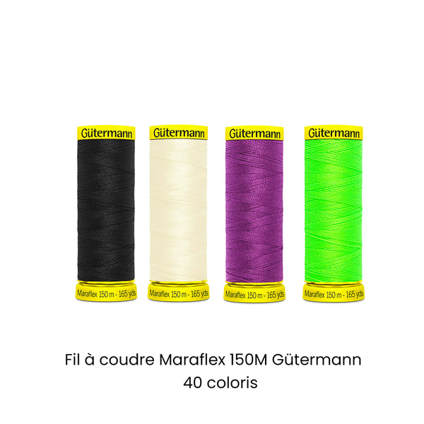 Fil à coudre élastique Maraflex Gütermann 150 m