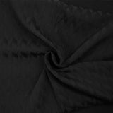 Jacquard polyester fantaisie noir